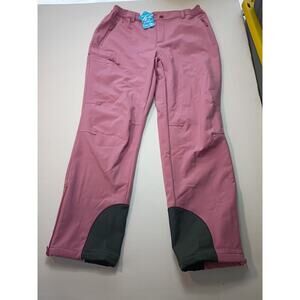 MAGCOMSEN Women's Fleece Lined Water Resistant Pants - LG